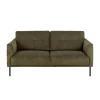 Canapé GRAHAM coloris vert olive 2 places - 4MURS