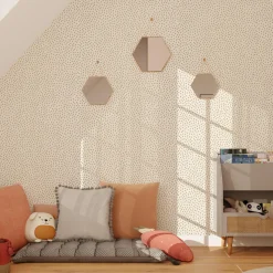 Caselio Papier peint intissé ONDÉE coloris doré - 4MURS