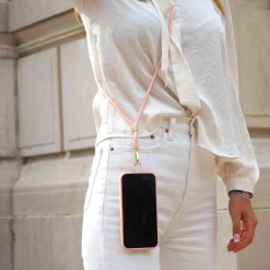 CASYX Cordon de téléphone UNIVERSEL POUDRÉ rose poudré - 4MURS