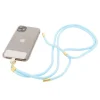 CASYX Cordon de téléphone UNIVERSEL GIVRE coloris bleu - 4MURS