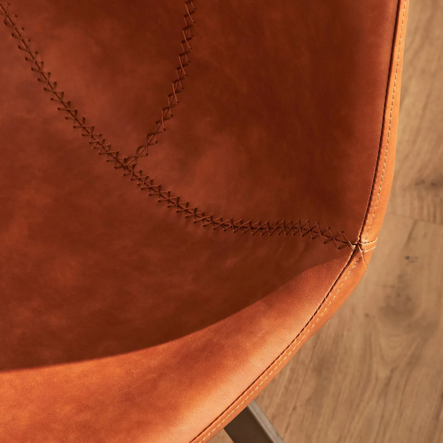 Chaise ZIGGY coloris cognac - 4MURS