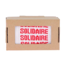 Chaussettes SOLIDAIRES 42/47 coloris rouge - 4MURS