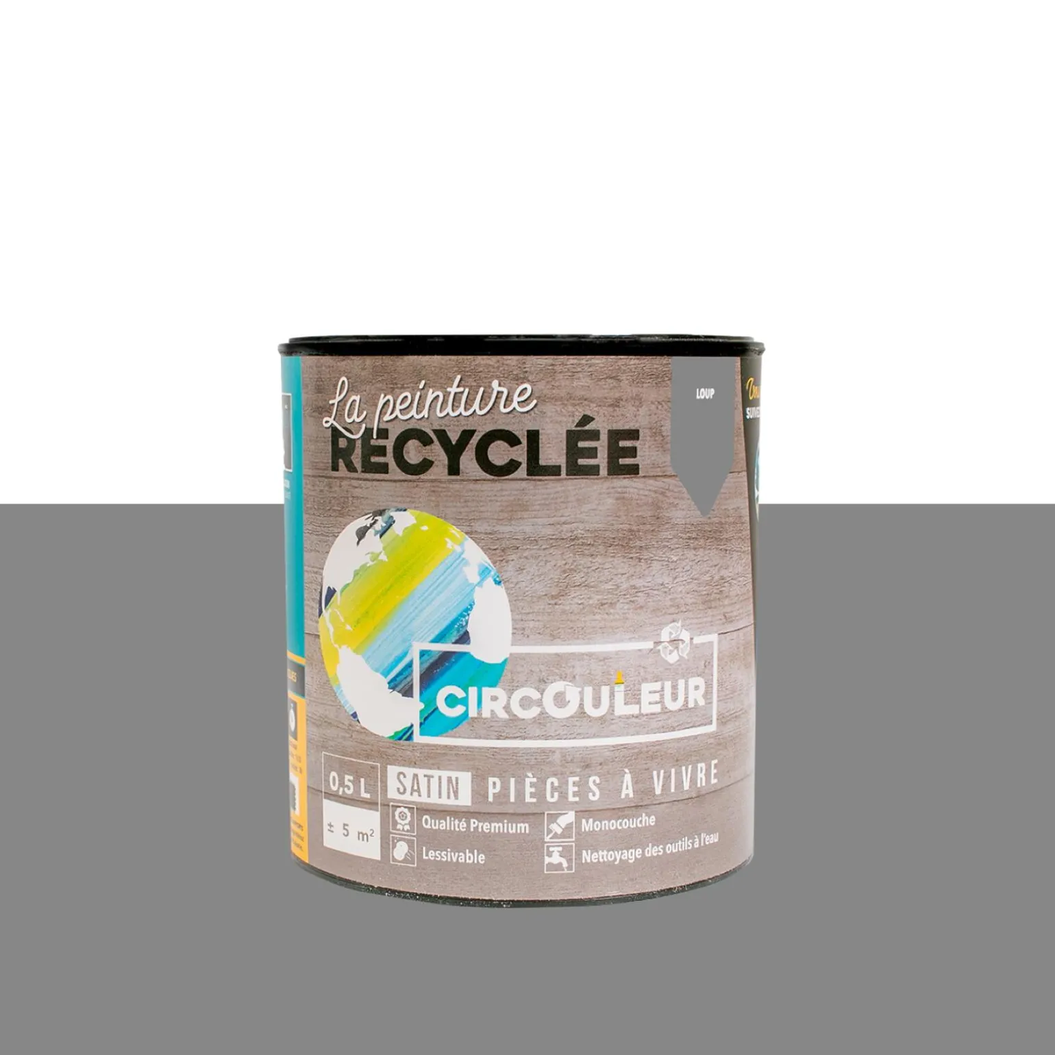CIRCOULEUR Peinture Peinture loup Satiné 0,5 L - 4MURS