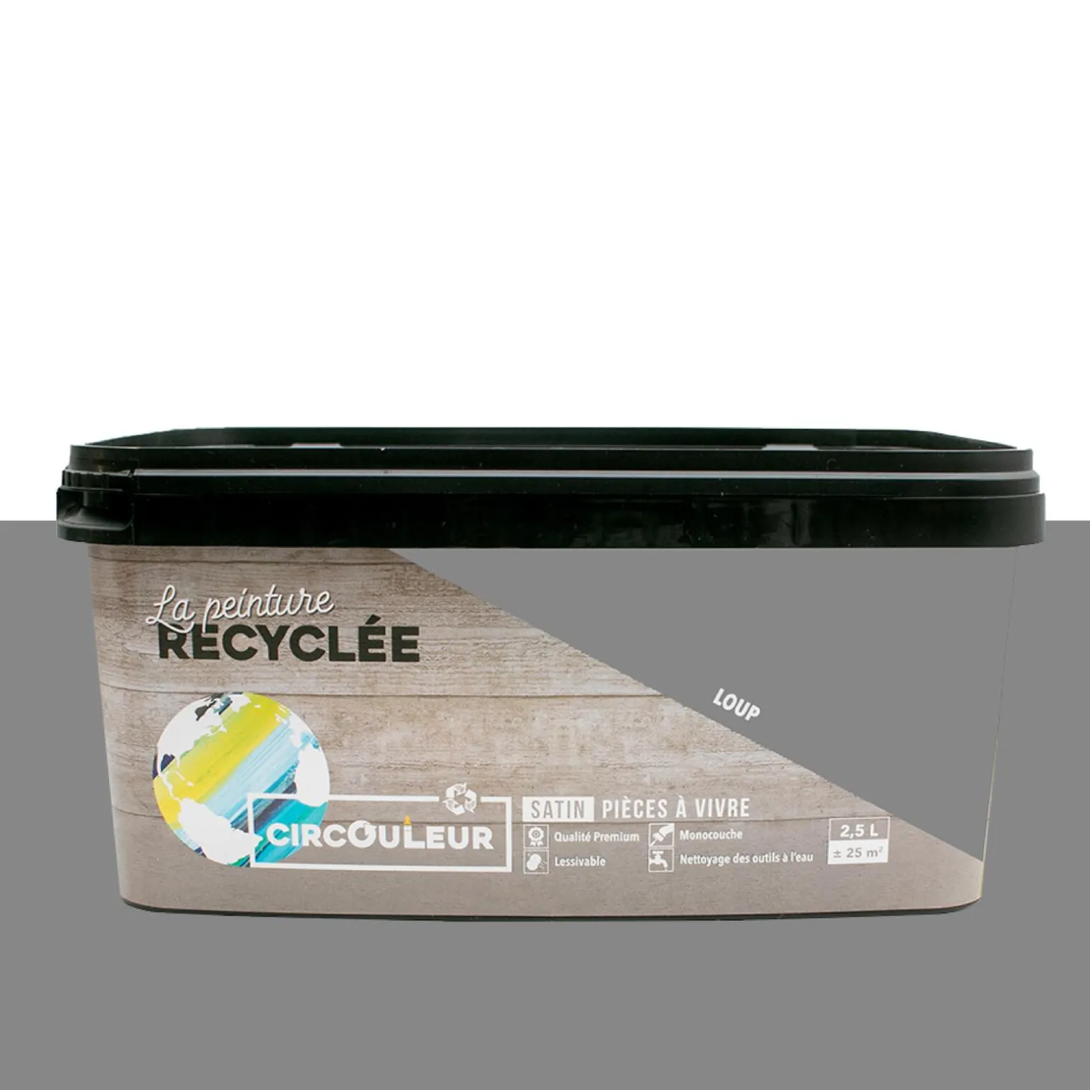 CIRCOULEUR Peinture Peinture loup Satiné 2,5 L - 4MURS