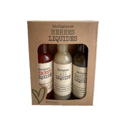 Coffret d'assaisonnement HERBES LIQUIDES - 4MURS