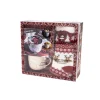 Coffret tasses BIEN DANS MES CHAUSSETTES coloris rouge - 4MURS