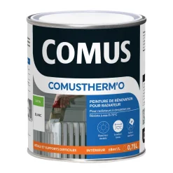 Comus Peinture Spécial radiateur Peinture blanc Satiné 0,75 L - 4MURS
