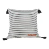 Constelle Housse de coussin ARITZ noir & vert 40 x 40 cm - 4MURS