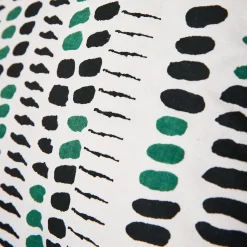Constelle Housse de coussin ALAIA noir & vert 40 x 40 cm - 4MURS