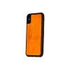 Coque en bois Coque de téléphone CHILL OUT brun hauteur 15,3 cm