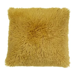 Coussin BODRUN coloris jaune moutarde 45 x 45 cm - 4MURS