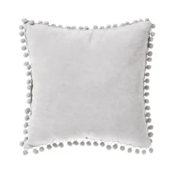 Coussin BOMMEL coloris Gris clair 40 x 40 cm - 4MURS