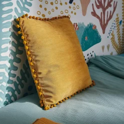 Coussin BOMMEL coloris ocre 40 x 40 cm - 4MURS
