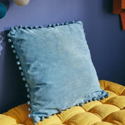 Coussin BOMMEL coloris vert canard 40 x 40 cm - 4MURS