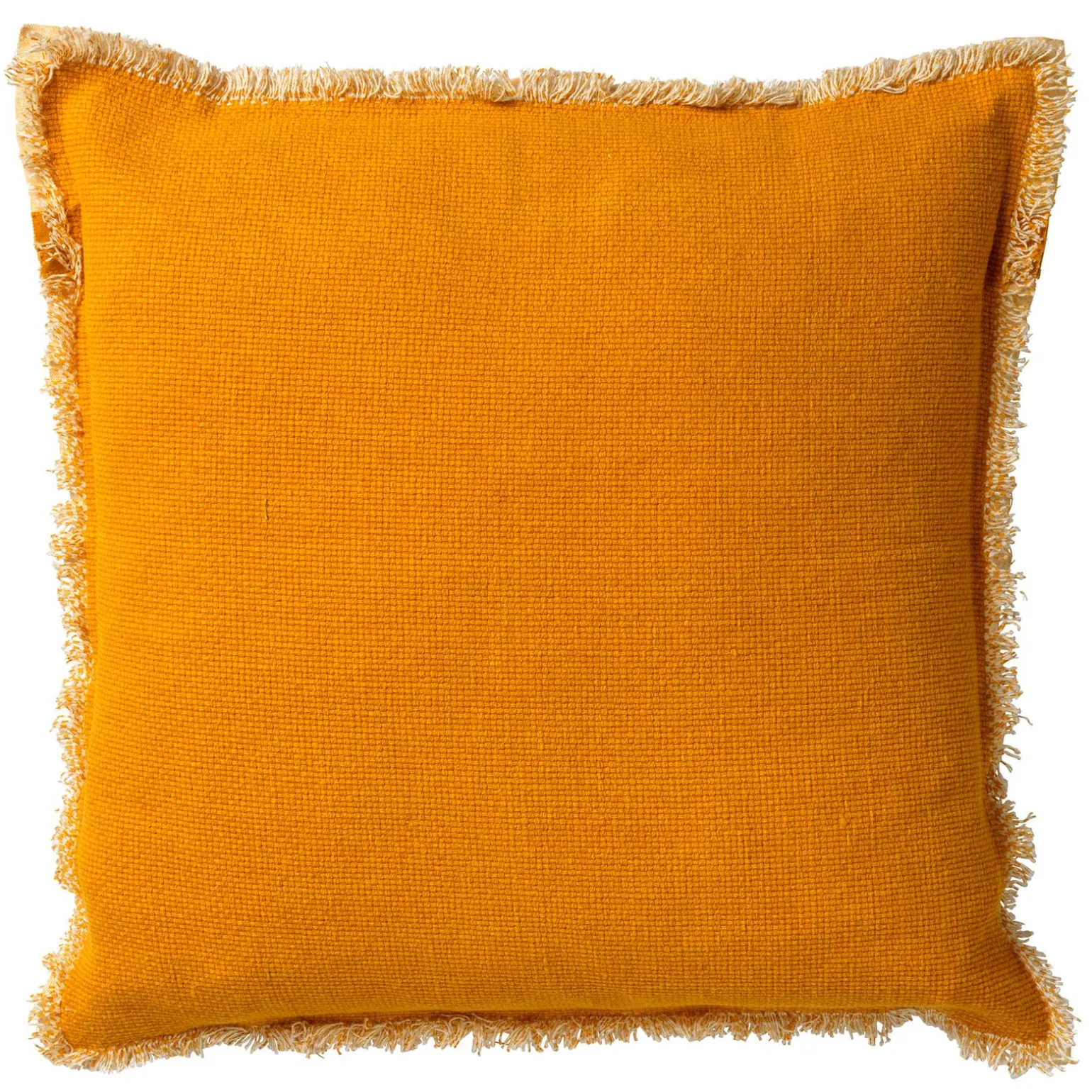 Coussin BURTA coloris jaune safran 60 x 60 cm - 4MURS