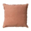 Coussin BURTA coloris nude orangé 60 x 60 cm - 4MURS