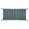 Coussin de sol OTTO coloris bleu canard 60 x 120 cm - 4MURS