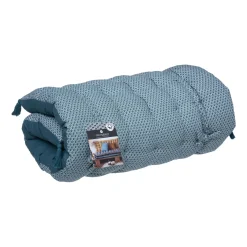 Coussin de sol OTTO coloris bleu canard 60 x 120 cm - 4MURS