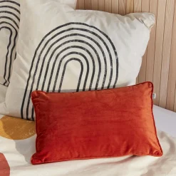 Coussin FYN coloris terracotta 30 x 50 cm - 4MURS