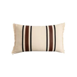Coussin GRETA coloris brun 30 x 50 cm - 4MURS