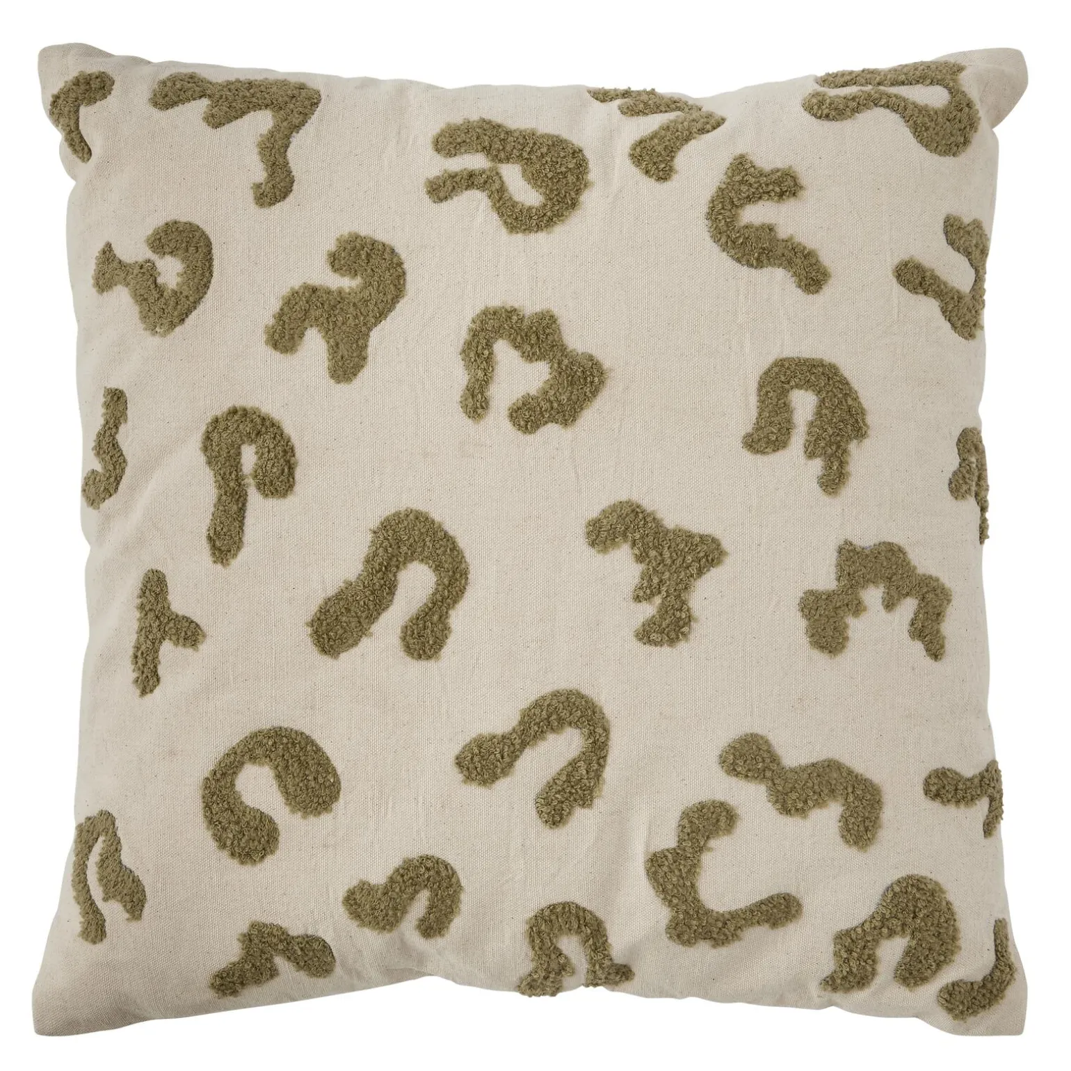 Coussin LEONIA coloris beige rosé/vert 45 x 45 cm - 4MURS