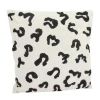 Coussin LEONIA coloris ivoire/noir 45 x 45 cm - 4MURS