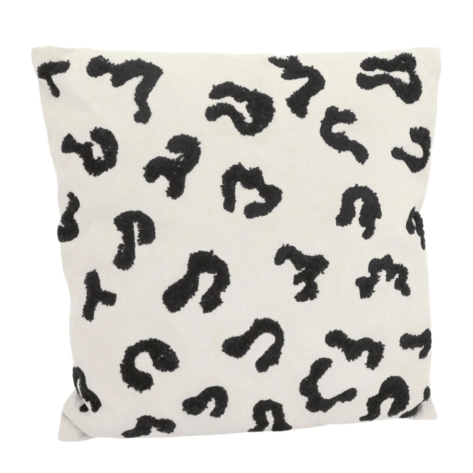 Coussin LEONIA coloris ivoire/noir 45 x 45 cm - 4MURS