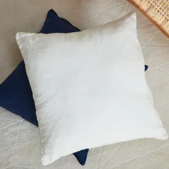 Coussin LINHA coloris blanc 45 x 45 cm - 4MURS