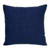Coussin LINHA coloris bleu indigo 45 x 45 cm - 4MURS