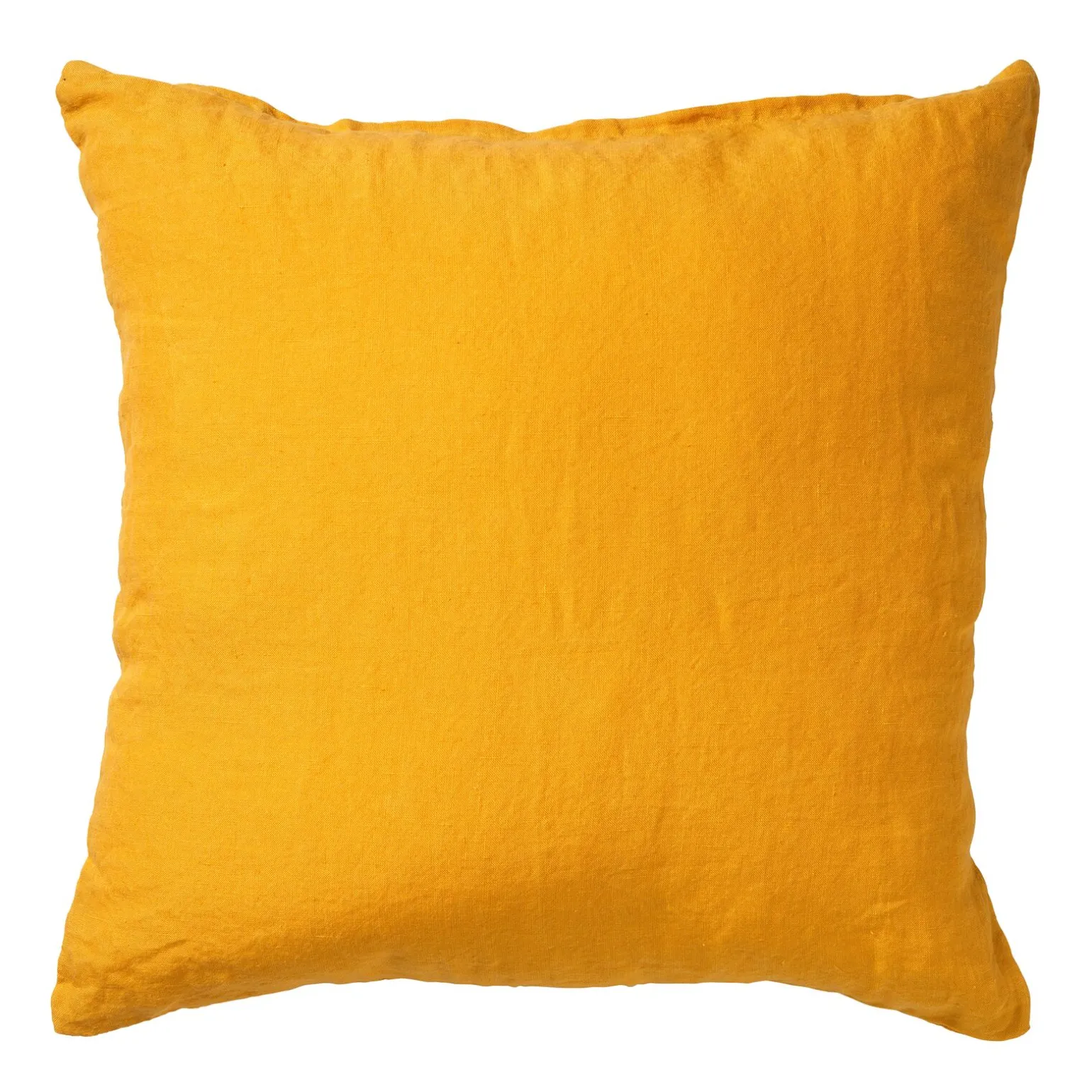 Coussin LINHA coloris jaune safran 45 x 45 cm - 4MURS
