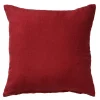 Coussin LINHA coloris rouge merlot 45 x 45 cm - 4MURS