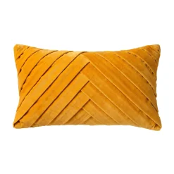Coussin MEIM coloris jaune moutarde 30 x 50 cm - 4MURS