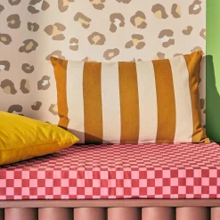 Coussin MONI coloris ocre/ivoire 55 x 35 cm - 4MURS