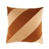 Coussin MYRNA coloris Marron, orange 45 x 45 cm - 4MURS