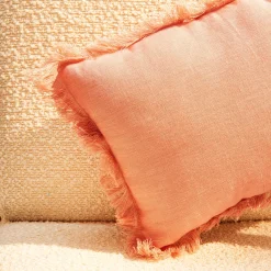 Coussin NAYA coloris Rose cameo 30 x 50 cm - 4MURS