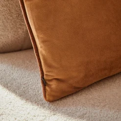 Coussin RIVA coloris cognac 45 x 45 cm - 4MURS
