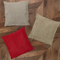 Coussin ROME coloris gris perle 45 x 45 cm - 4MURS