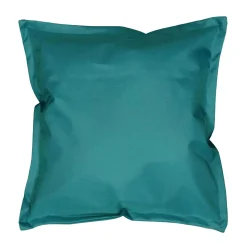Coussin RYA coloris bleu turquoise 50 x 50 cm - 4MURS