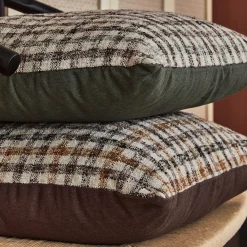 Coussin SHAN coloris terracotta 45 x 45 cm - 4MURS