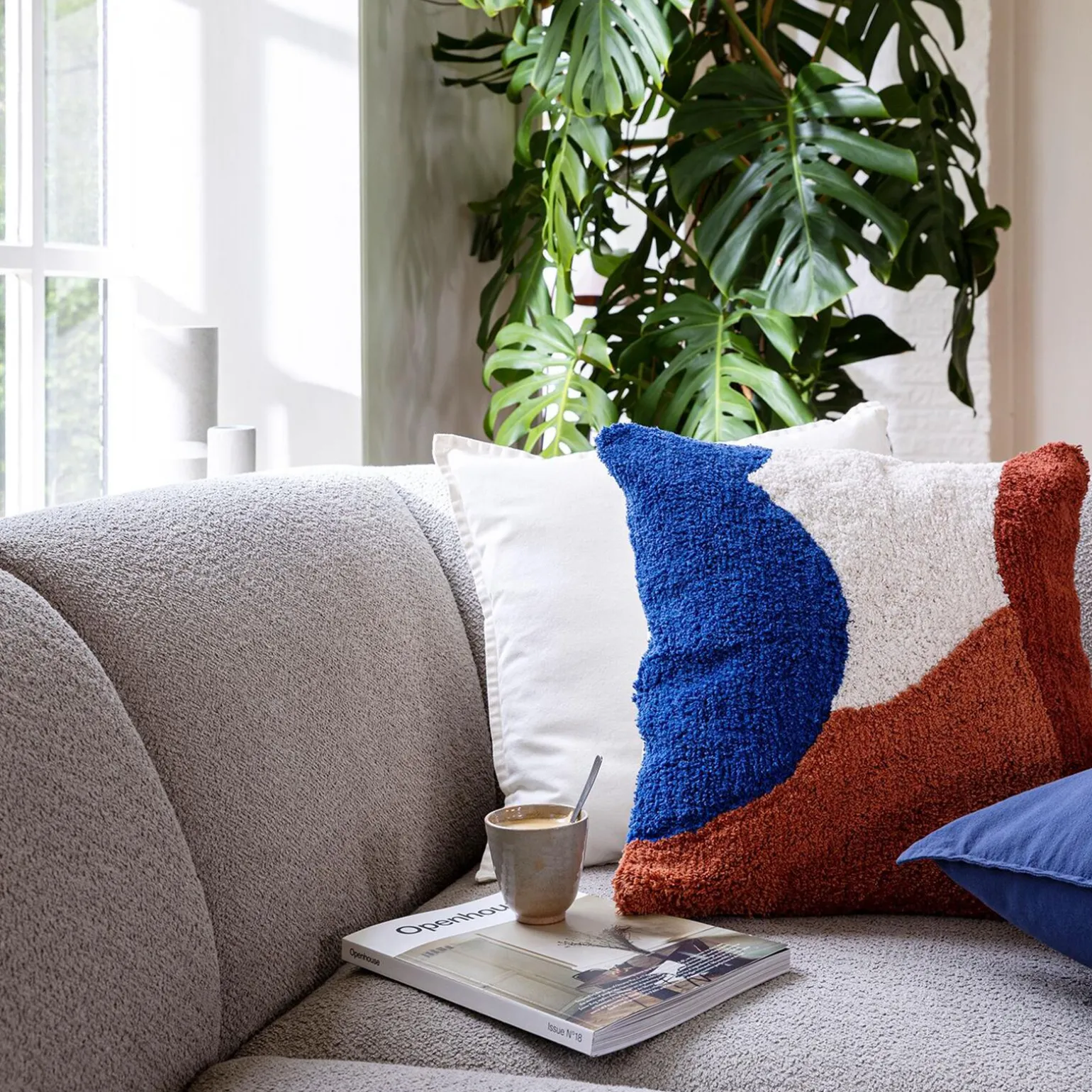 Coussin TAZA coloris multicolore 45 x 45 cm - 4MURS
