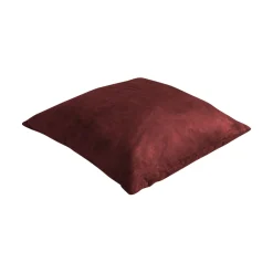 Coussin VELVET coloris rouge marsala 45 x 45 cm - 4MURS