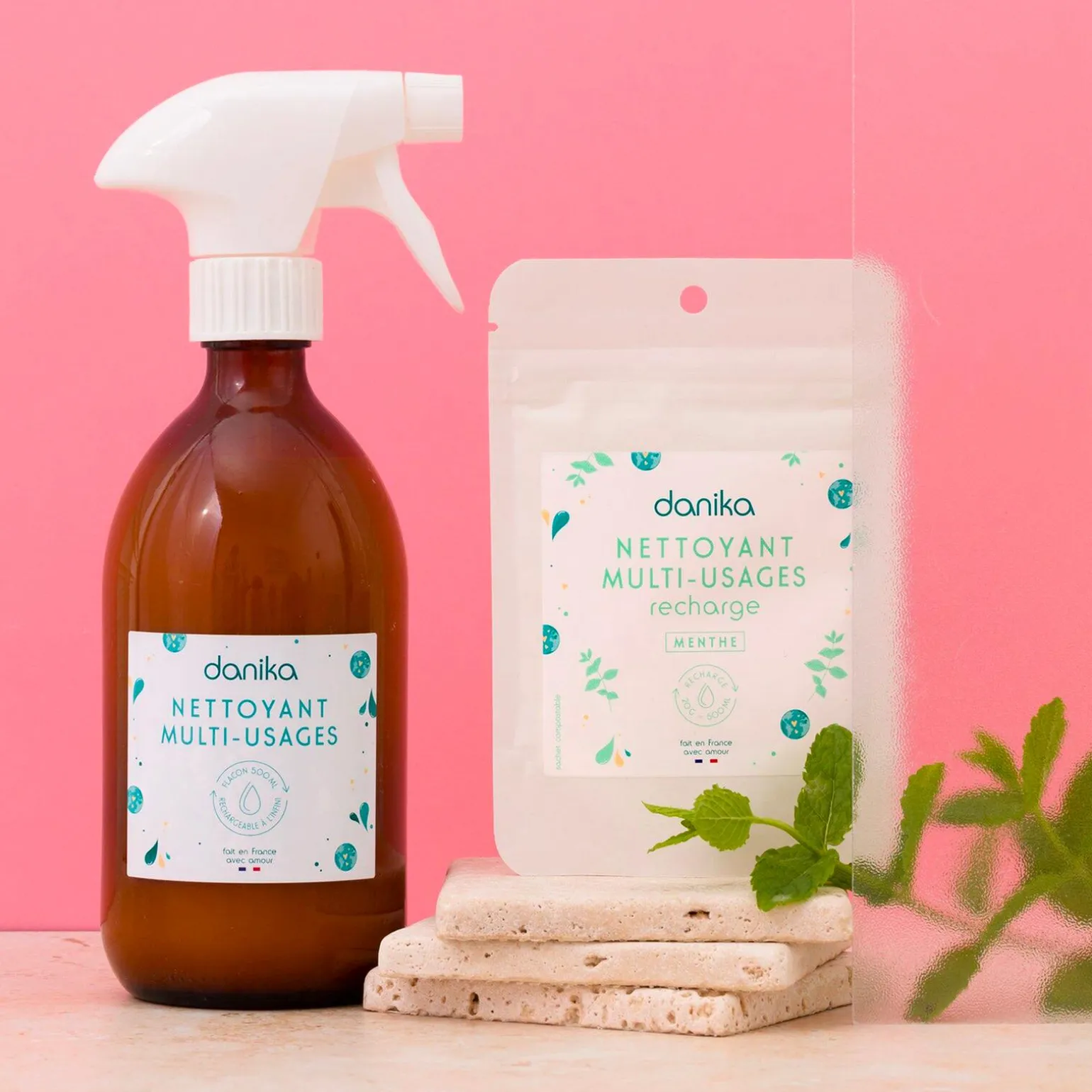 DANIKA Produit d'entretien RECHARGE NETTOYANT MULTI-USAGES blanc
