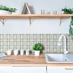 d-c-fix Revêtement adhésif MINI WALL TILES CUBIA GOLD or - 4MURS