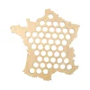 Déco murale MAP BIERE coloris bois - 4MURS