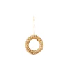 Décoration à suspendre COURONNE S coloris paille - 4MURS