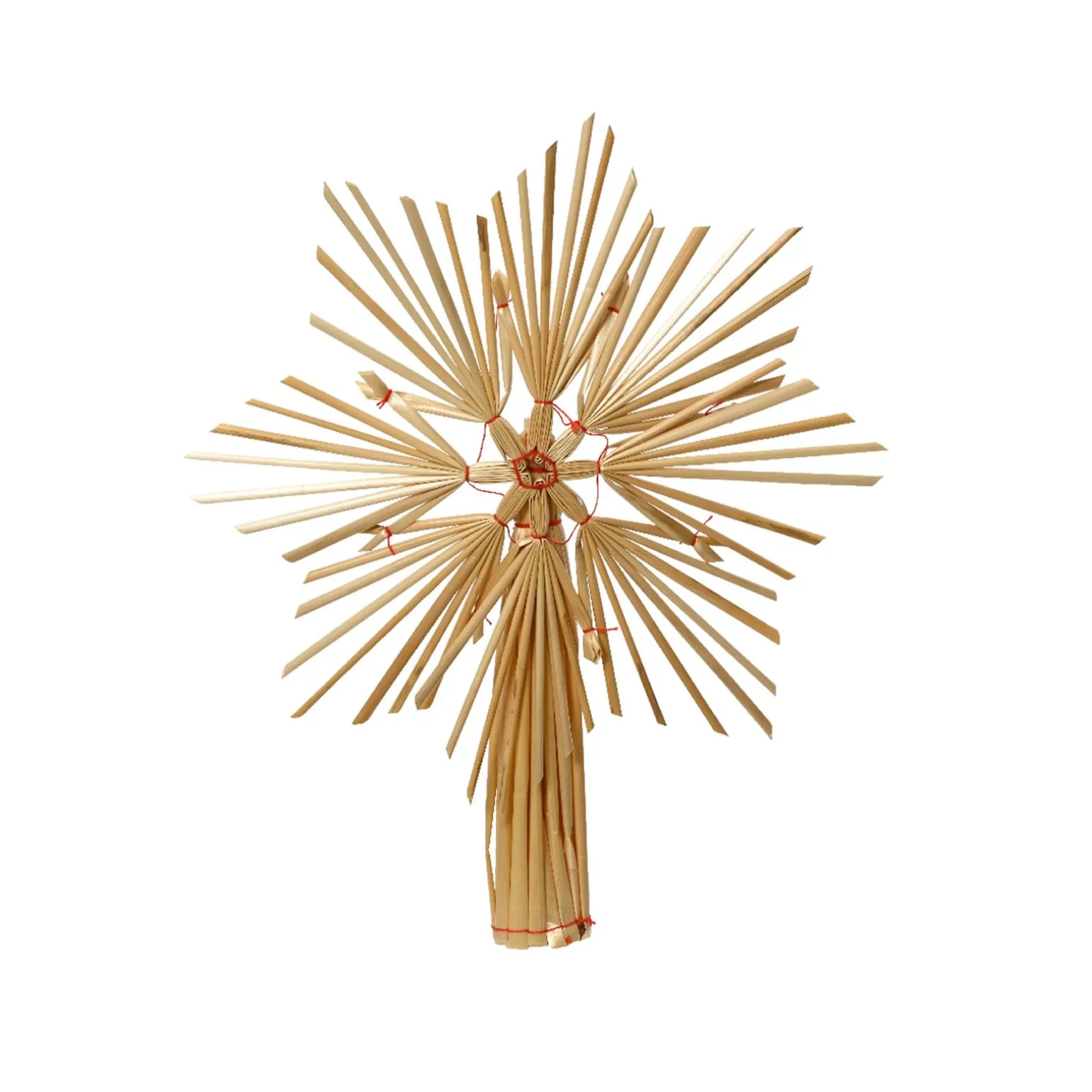 Décoration à suspendre ETOILE SAPIN coloris paille - 4MURS