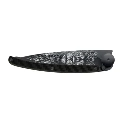 Deejo Couteau LION coloris Black, Fibre de carbone - 4MURS