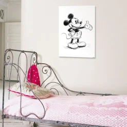Disney Toile imprimée MICKEY SKETCH 50 x 70 cm - 4MURS