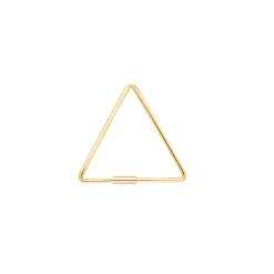 Donkey Porte clef TRIANGLE coloris or - 4MURS