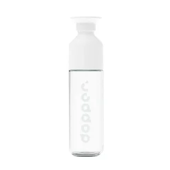 Dopper Gourde INSULATED VERRE coloris Blanc/Transparent - 4MURS